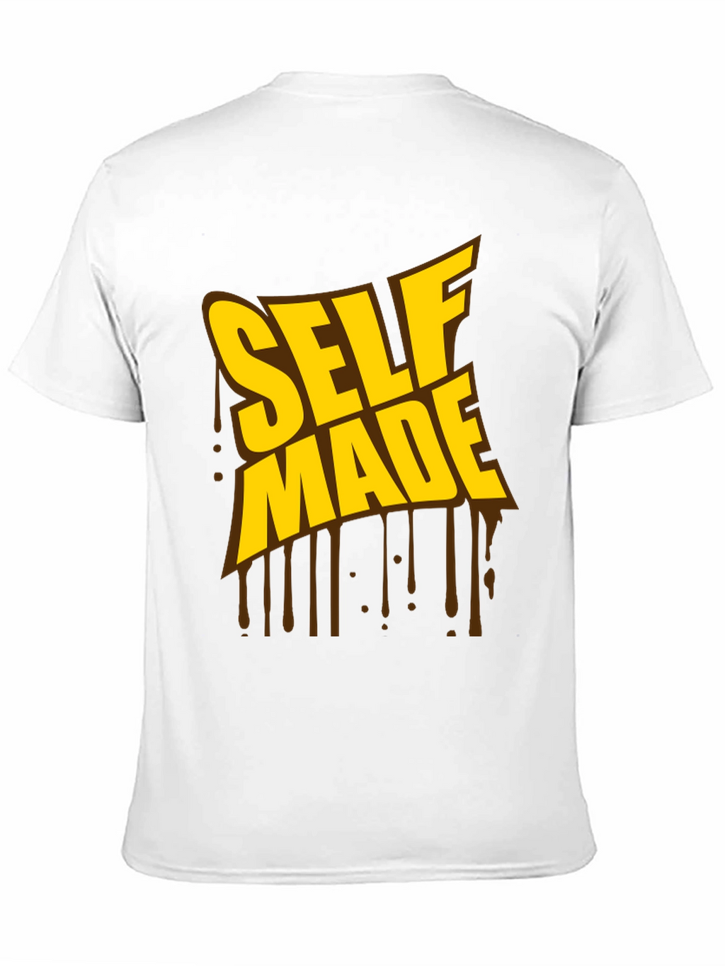 Self Made Graphic Tee - Black Cotton Shirt