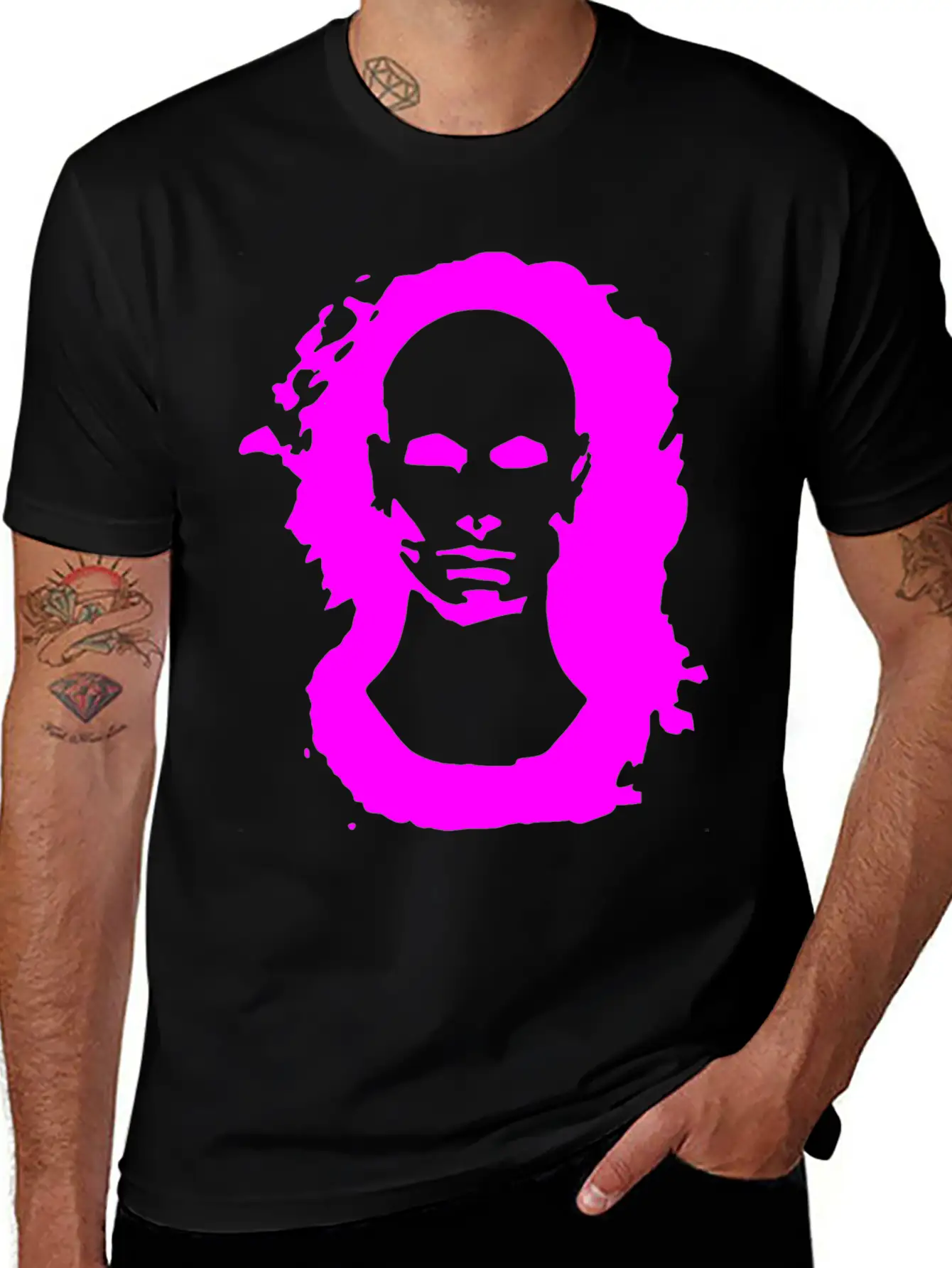 2reborn FACE Gesicht Audruck Faceoff Anonym Person Breathable Graphic T-Shirt – Perfect For Casual Days