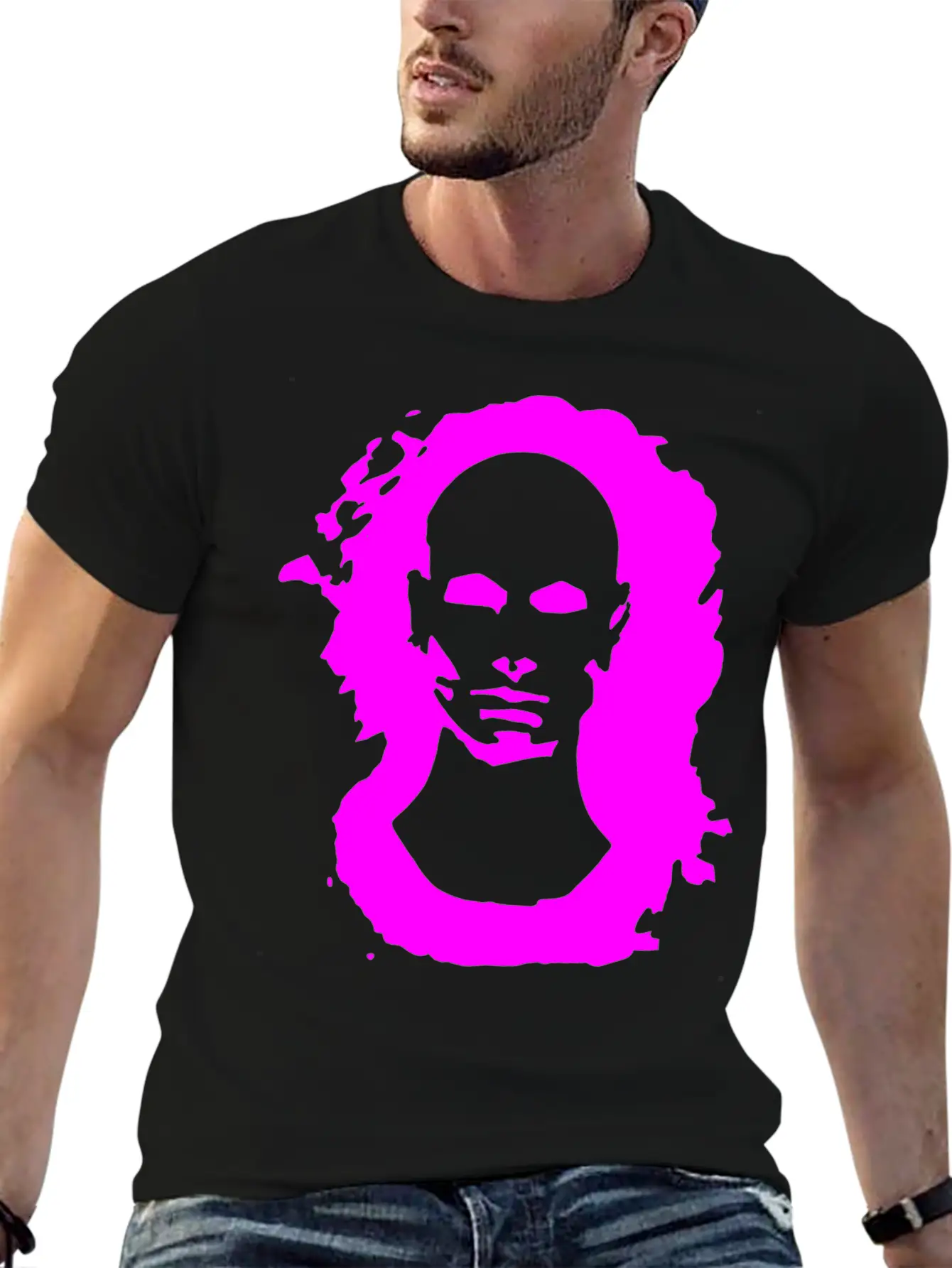 2reborn FACE Gesicht Audruck Faceoff Anonym Person Breathable Graphic T-Shirt – Perfect For Casual Days