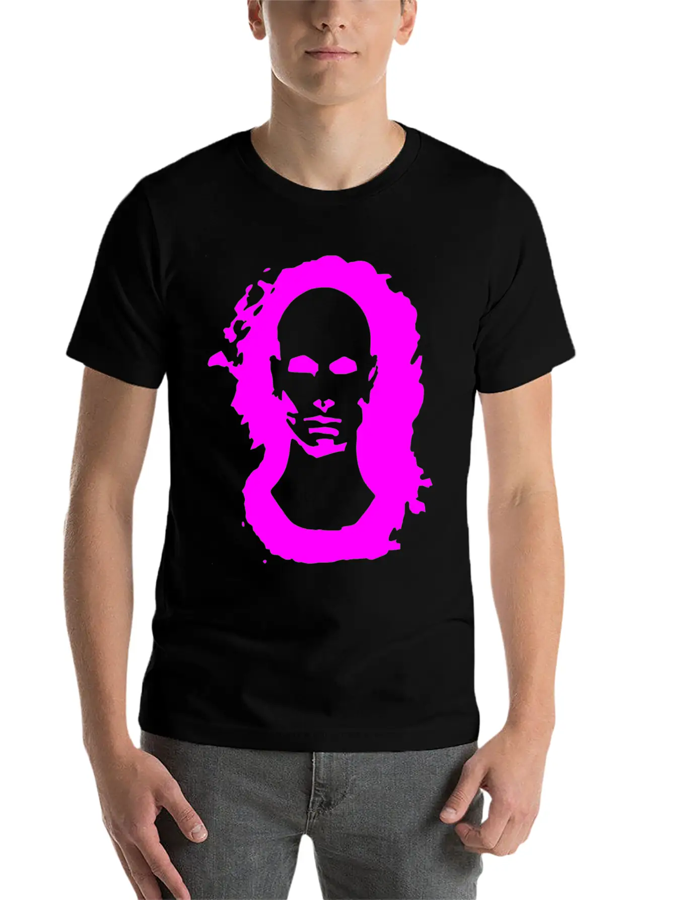 2reborn FACE Gesicht Audruck Faceoff Anonym Person Breathable Graphic T-Shirt – Perfect For Casual Days