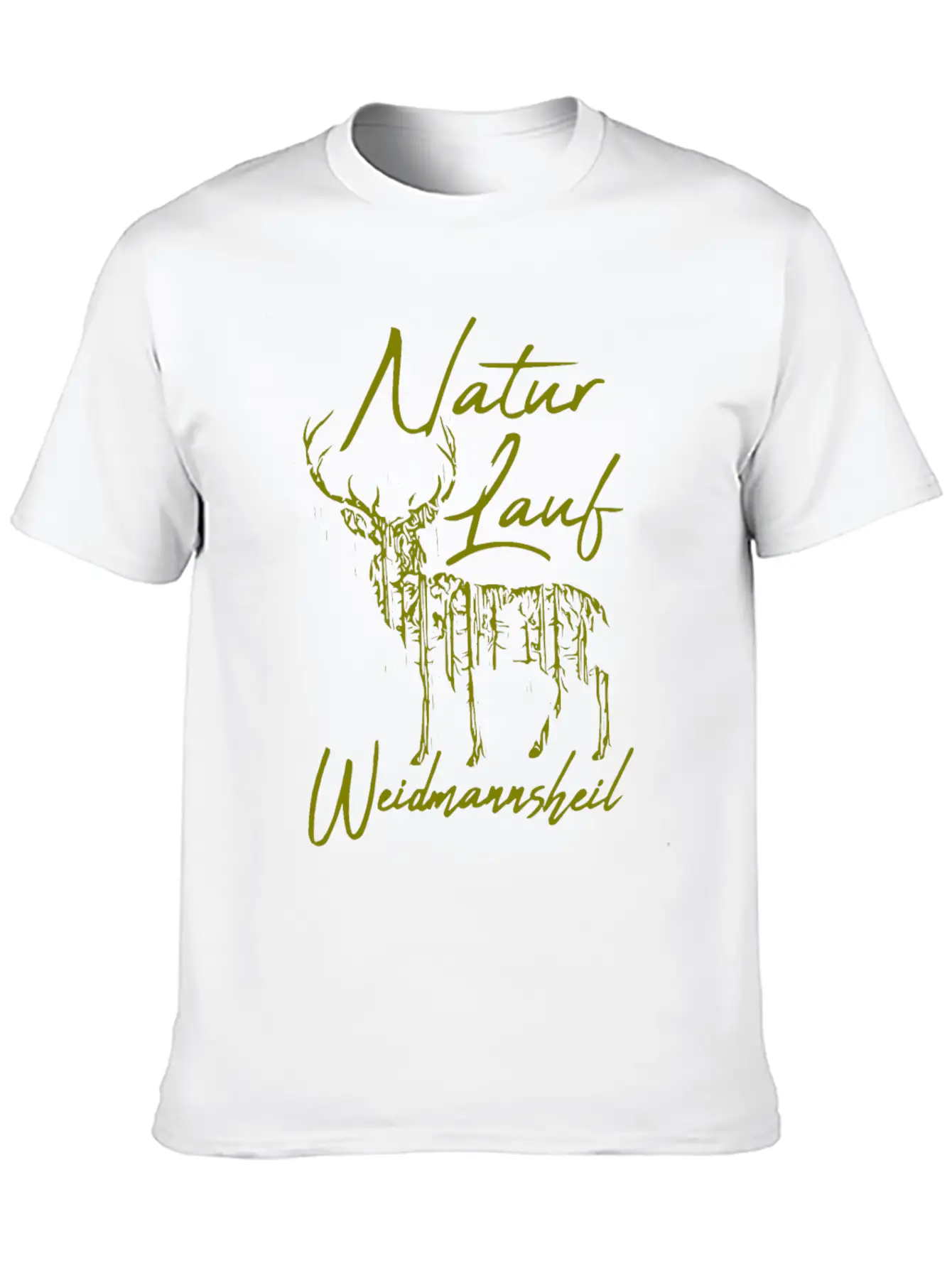 2reborn Natur Lauf Jaeger Weidmannsheil Reh Rehboc Basic Graphic T-Shirt – Daily Comfort In Soft Cotton