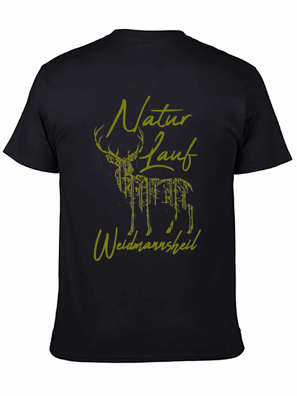 2reborn Natur Lauf Jaeger Weidmannsheil Reh Rehboc Basic Graphic T-Shirt – Daily Comfort In Soft Cotton