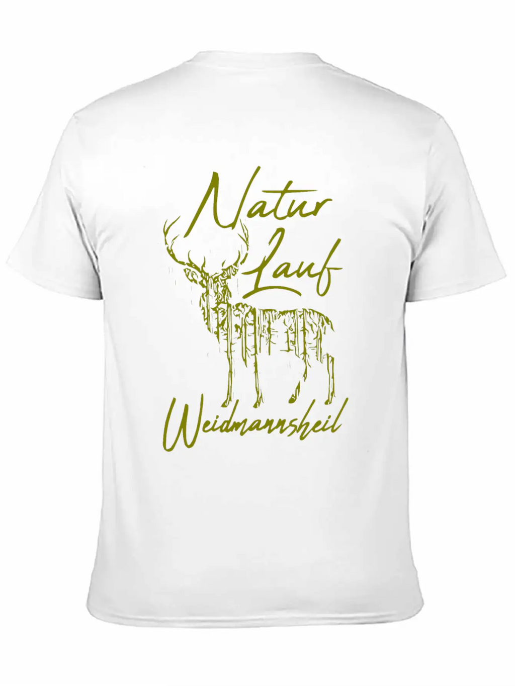 2reborn Natur Lauf Jaeger Weidmannsheil Reh Rehboc Basic Graphic T-Shirt – Daily Comfort In Soft Cotton