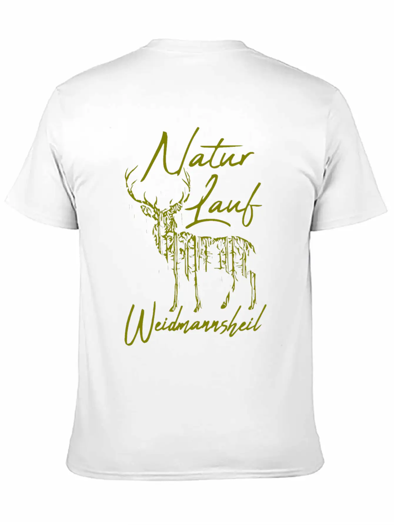 2reborn Natur Lauf Jaeger Weidmannsheil Reh Rehboc Basic Graphic T-Shirt – Daily Comfort In Soft Cotton