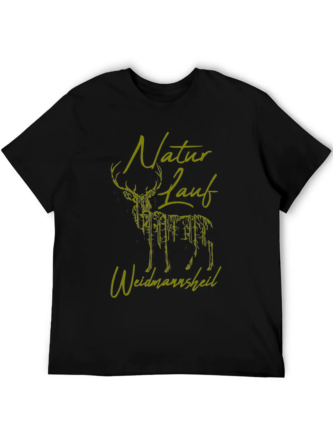 2reborn Natur Lauf Jaeger Weidmannsheil Reh Rehboc Basic Graphic T-Shirt – Daily Comfort In Soft Cotton
