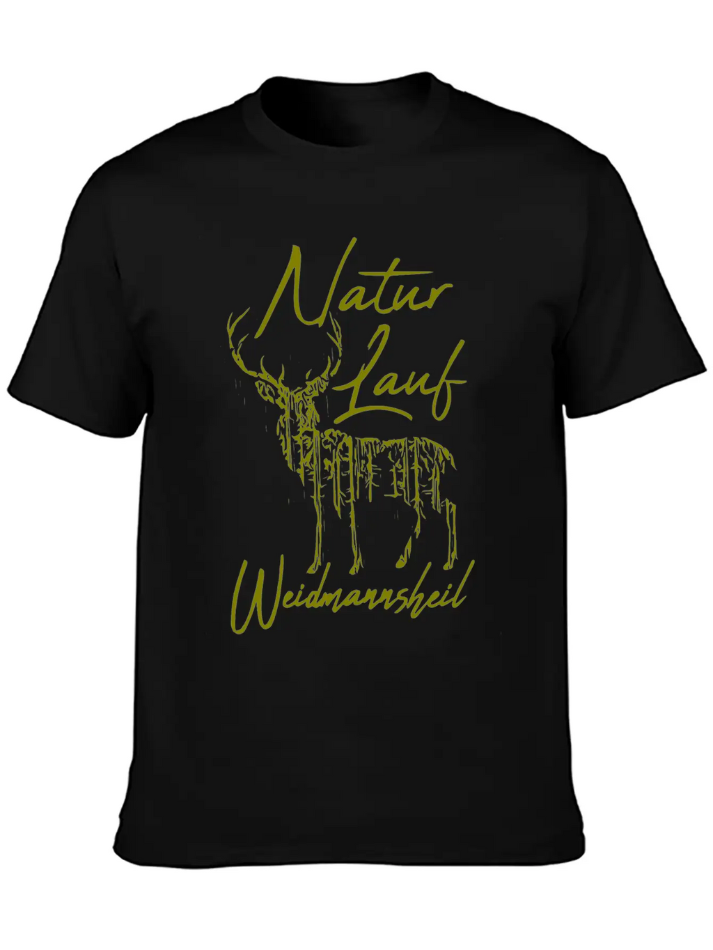 2reborn Natur Lauf Jaeger Weidmannsheil Reh Rehboc Basic Graphic T-Shirt – Daily Comfort In Soft Cotton