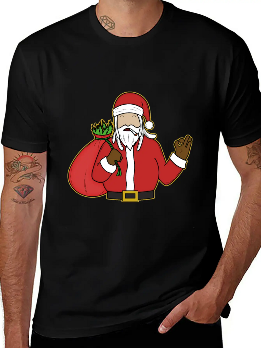 2Reggae Santa Timeless Short Sleeve Tee – Comfy And Minimalist Design