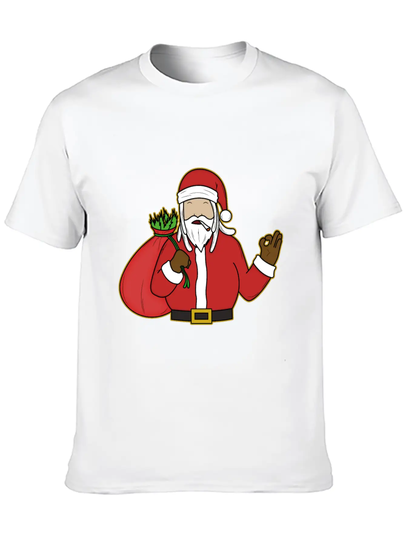 2Reggae Santa Timeless Short Sleeve Tee – Comfy And Minimalist Design
