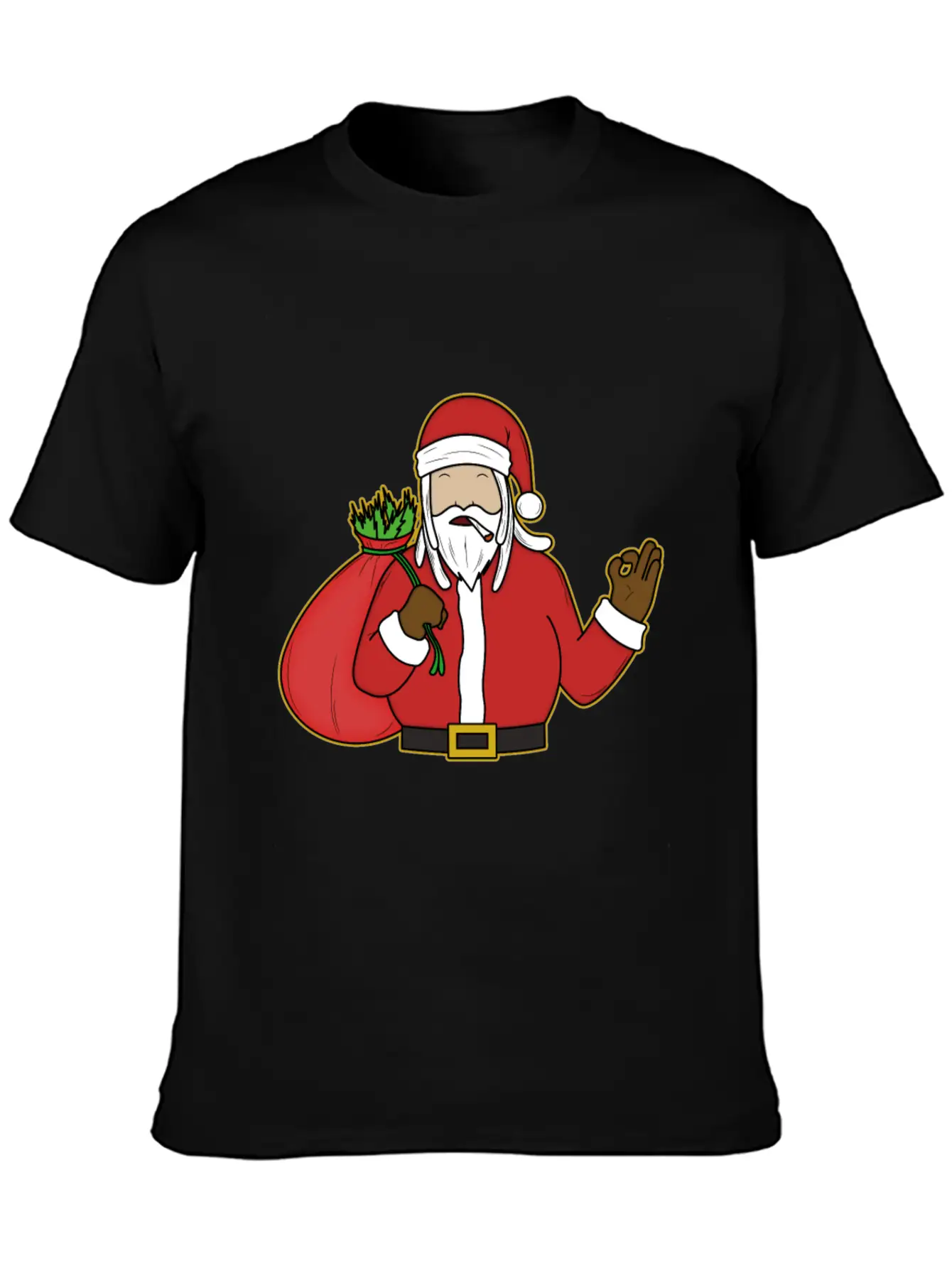 2Reggae Santa Timeless Short Sleeve Tee – Comfy And Minimalist Design