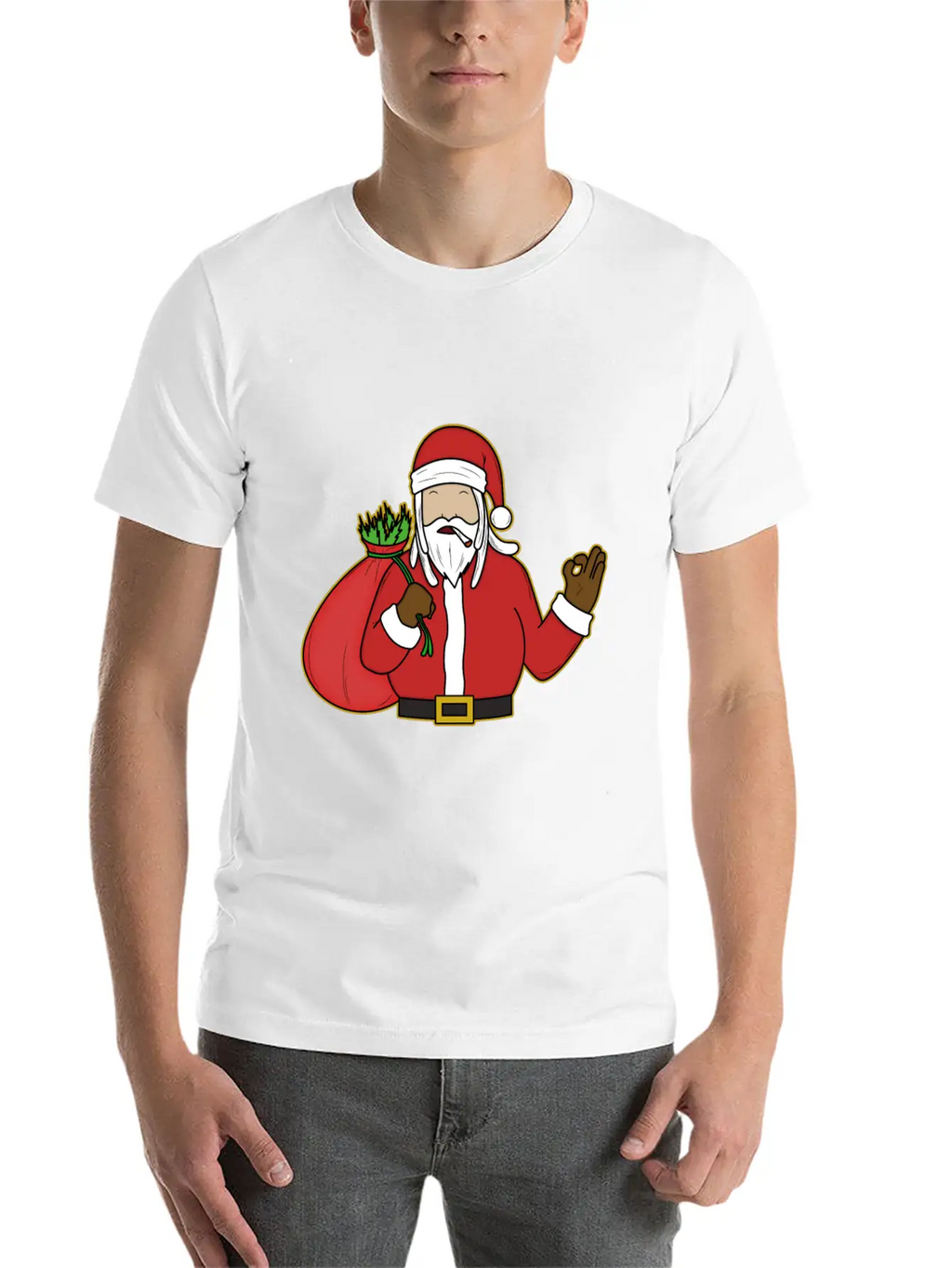 2Reggae Santa Timeless Short Sleeve Tee – Comfy And Minimalist Design