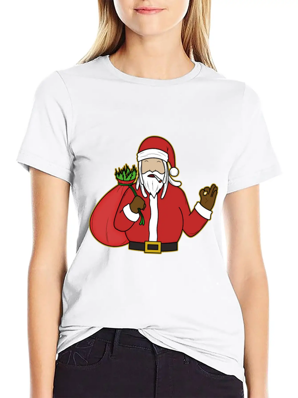 2Reggae Santa Timeless Short Sleeve Tee – Comfy And Minimalist Design