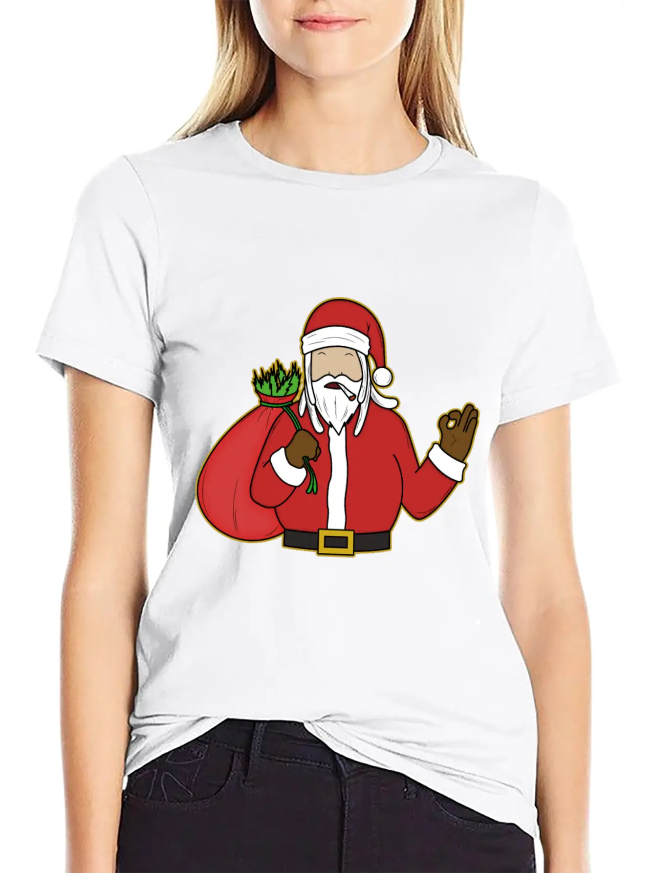 2Reggae Santa Timeless Short Sleeve Tee – Comfy And Minimalist Design