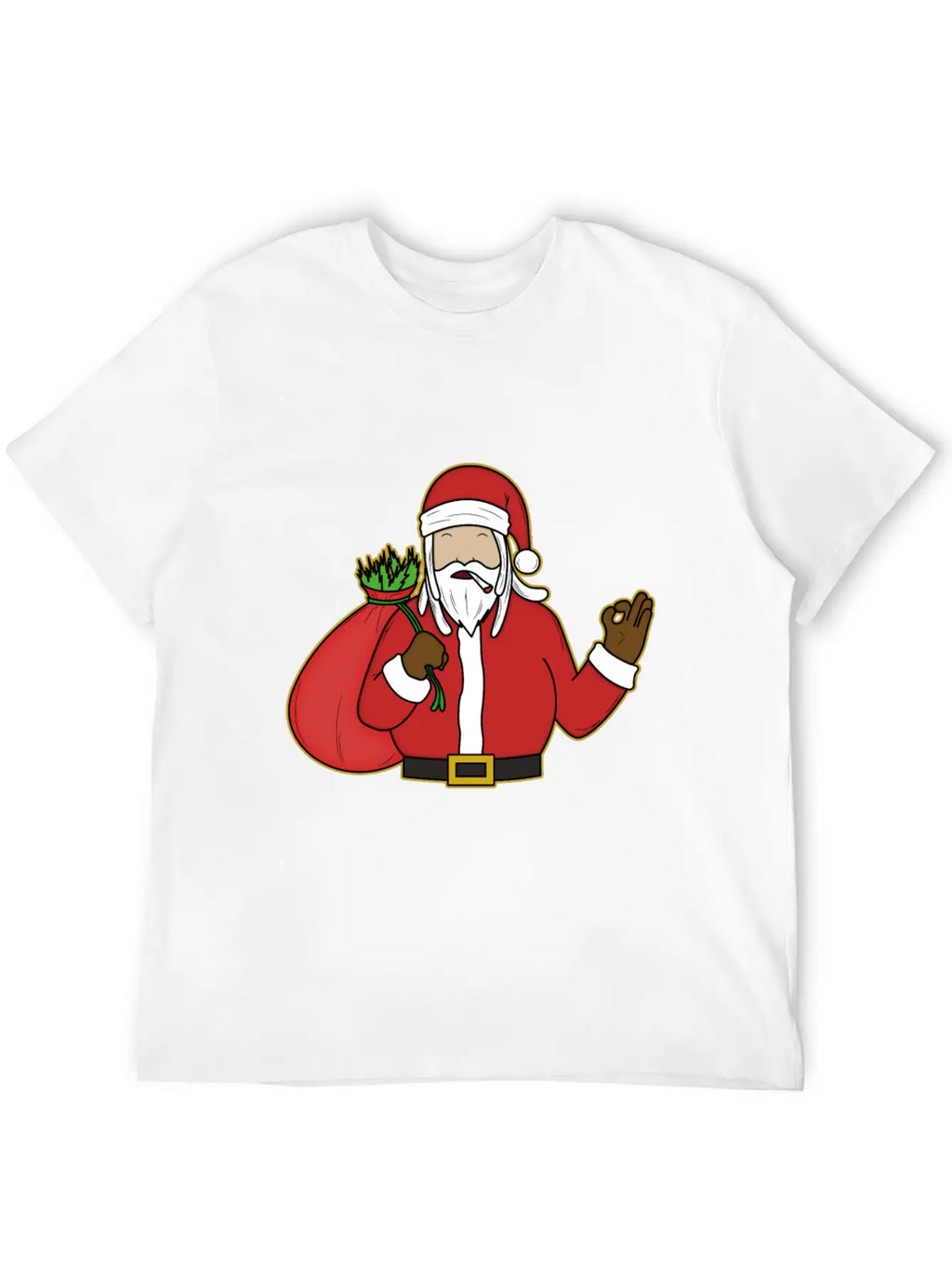 2Reggae Santa Timeless Short Sleeve Tee – Comfy And Minimalist Design