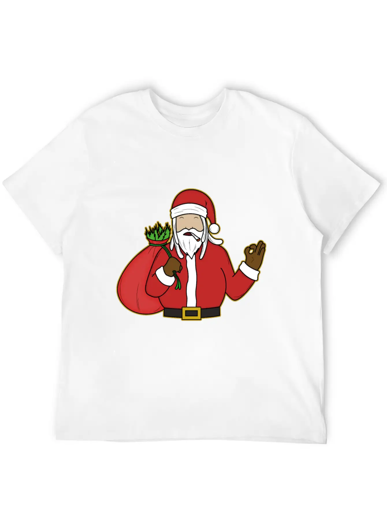 2Reggae Santa Timeless Short Sleeve Tee – Comfy And Minimalist Design