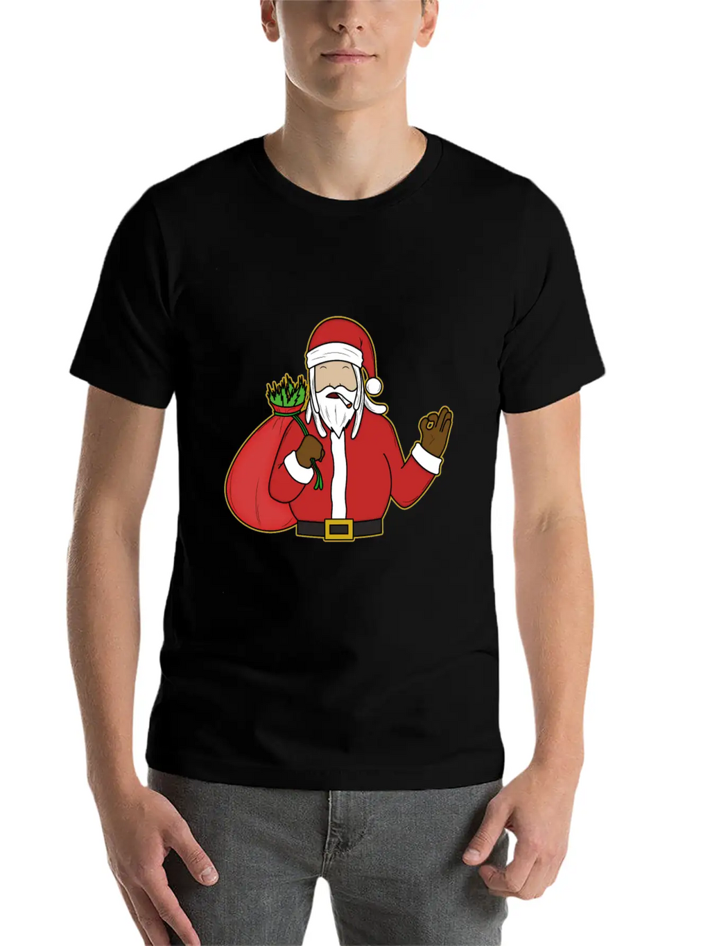 2Reggae Santa Timeless Short Sleeve Tee – Comfy And Minimalist Design