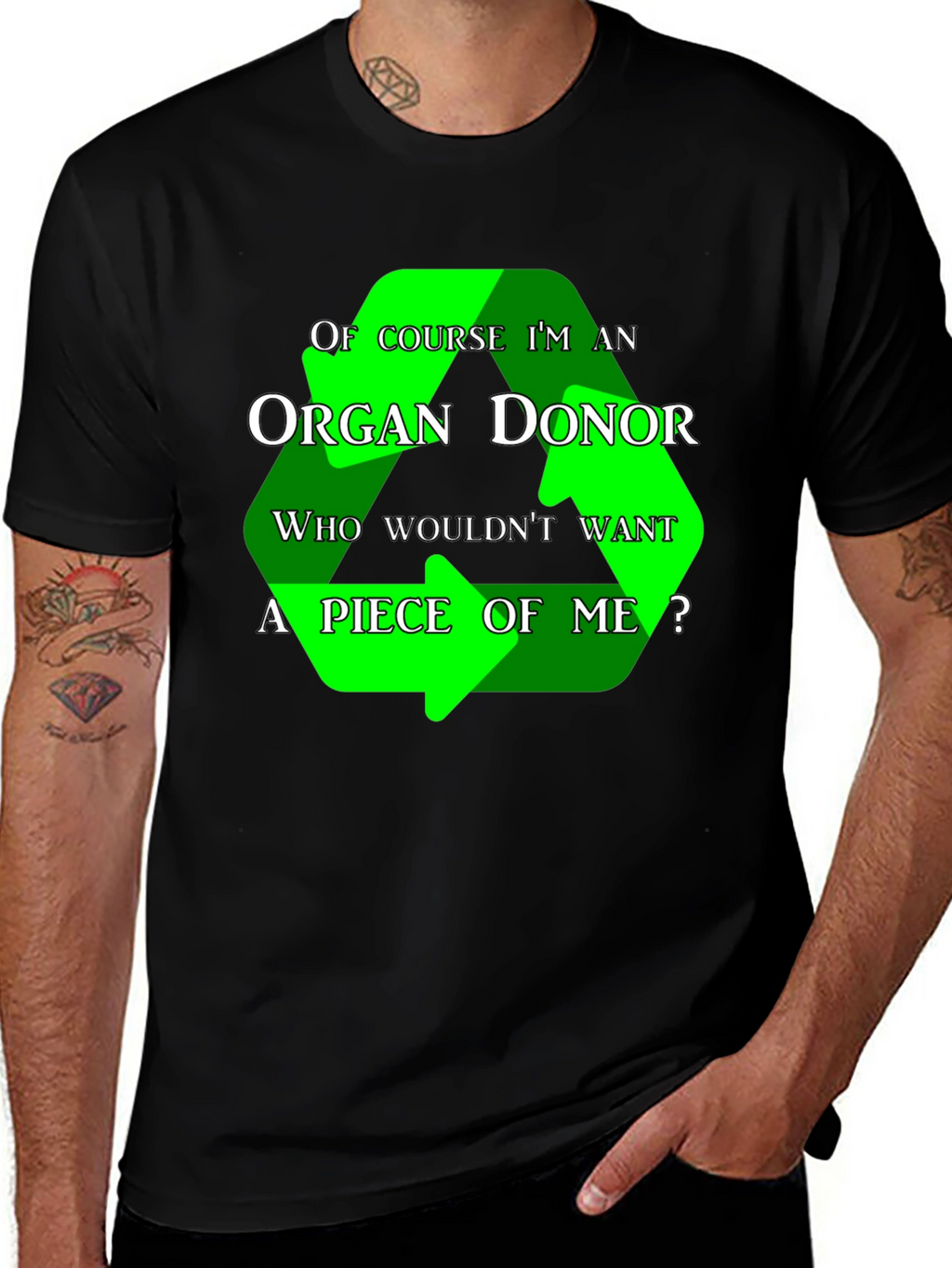 Organ Donor Recycle Graphic Tee