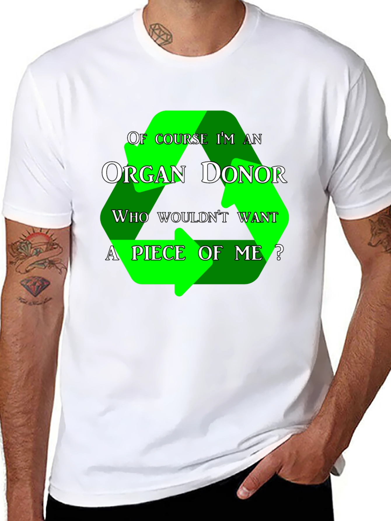 Organ Donor Recycle Graphic Tee
