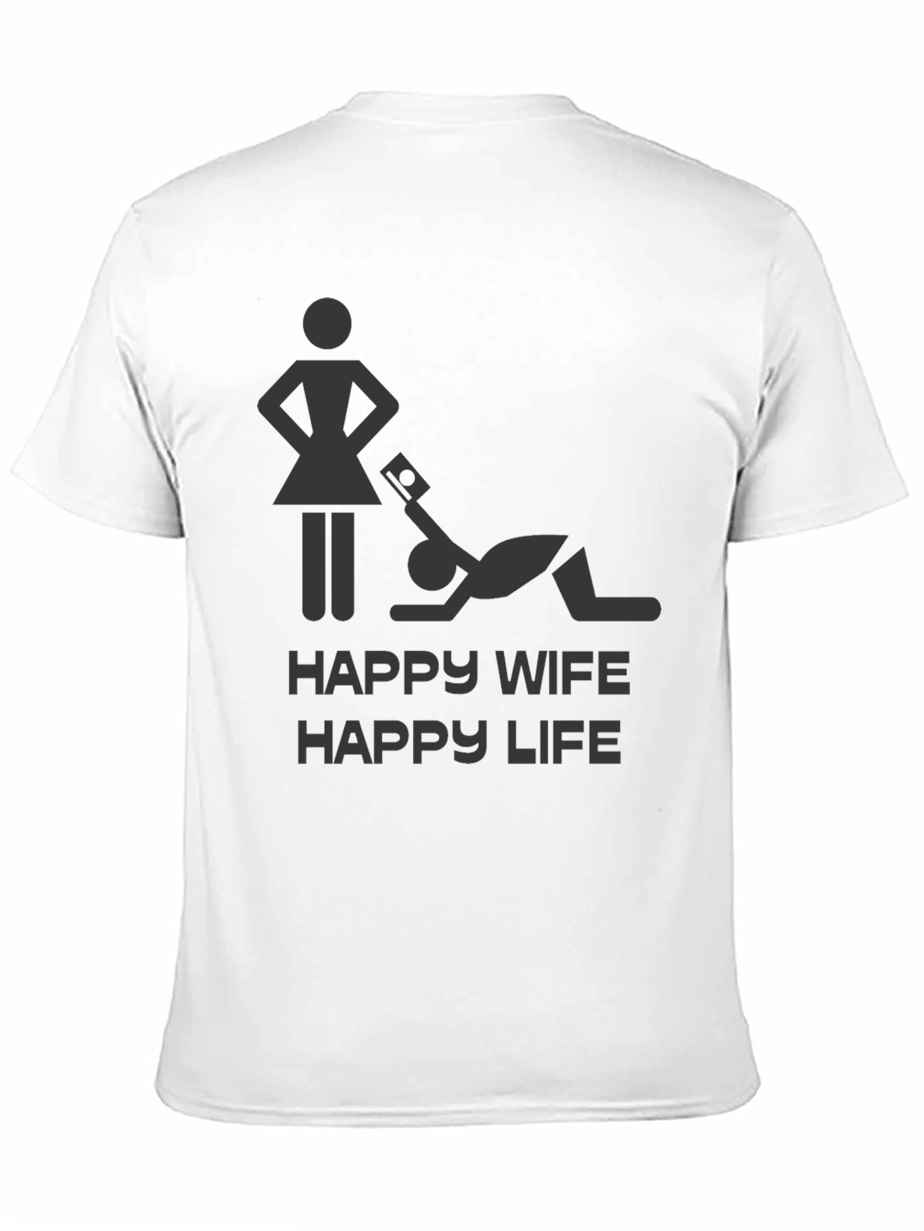 Happy Wife Happy Life Graphic Novelty T-Shirt