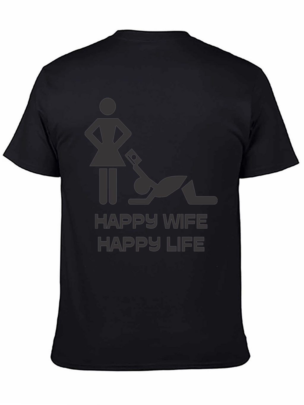Happy Wife Happy Life Graphic Novelty T-Shirt