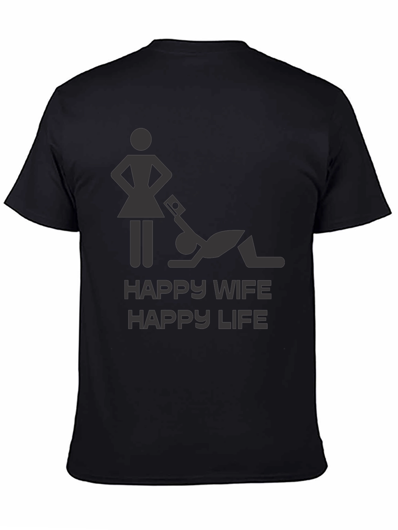 Happy Wife Happy Life Graphic Novelty T-Shirt