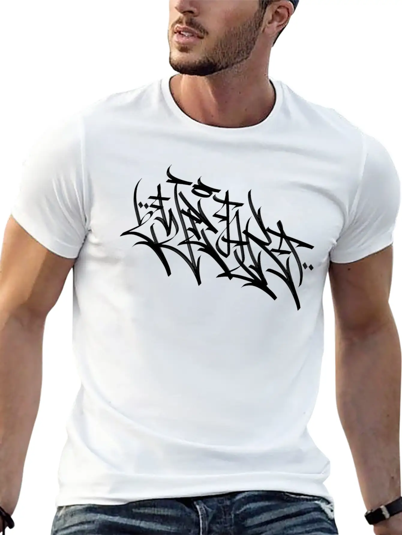 2wear Calli Graffiti Tag Style Unisex Casual T-Shirt – Clean Design For Daily Comfort