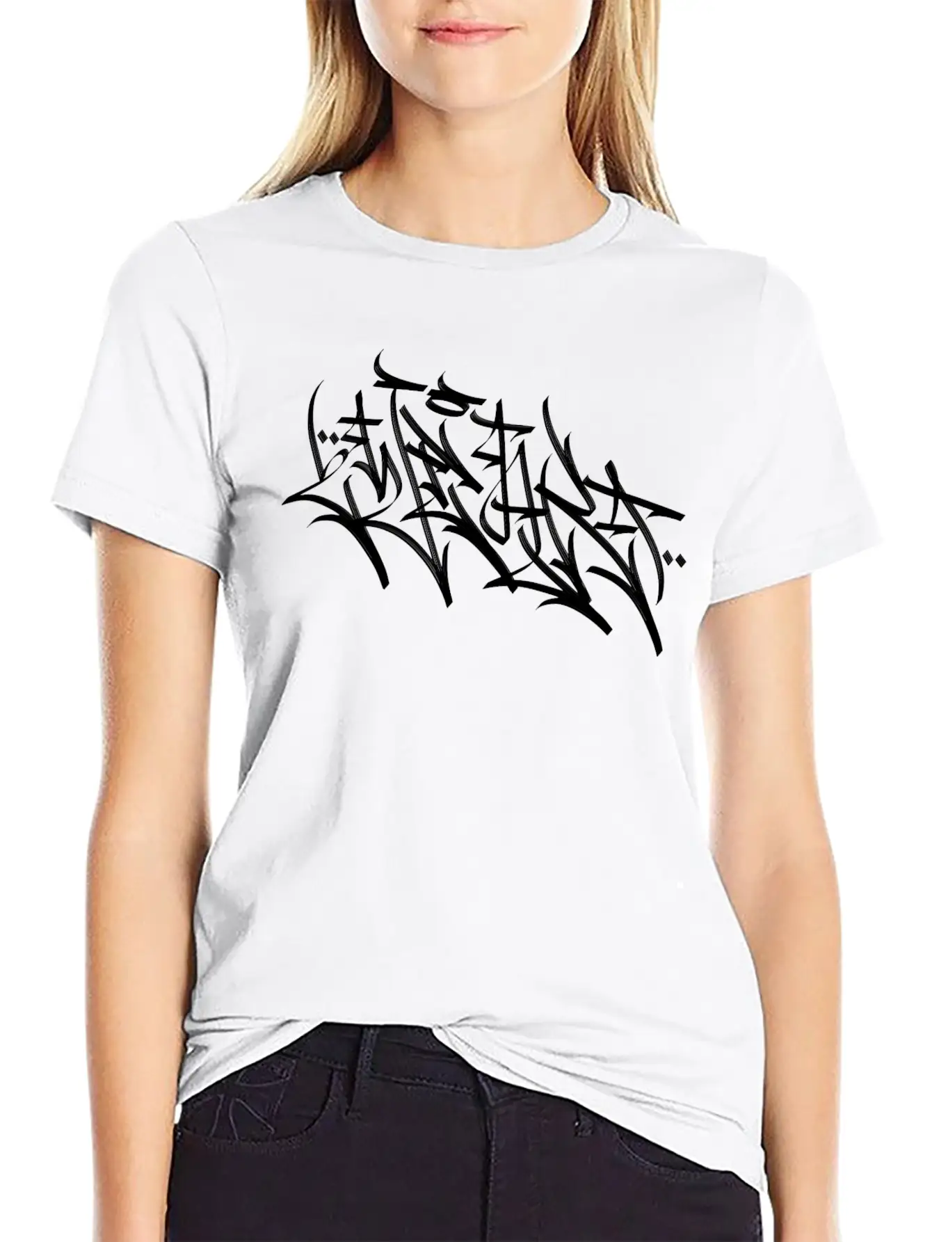 2wear Calli Graffiti Tag Style Unisex Casual T-Shirt – Clean Design For Daily Comfort