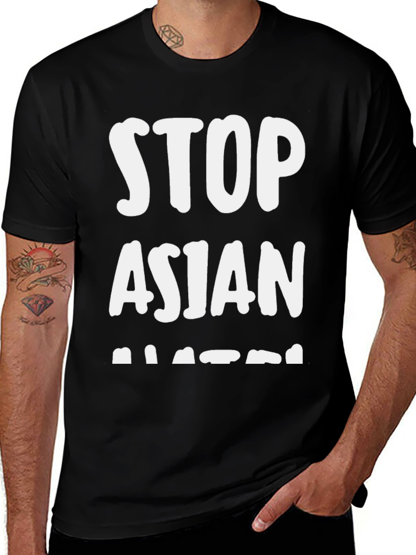 Stop Asian Hate T-Shirt Protest Awareness