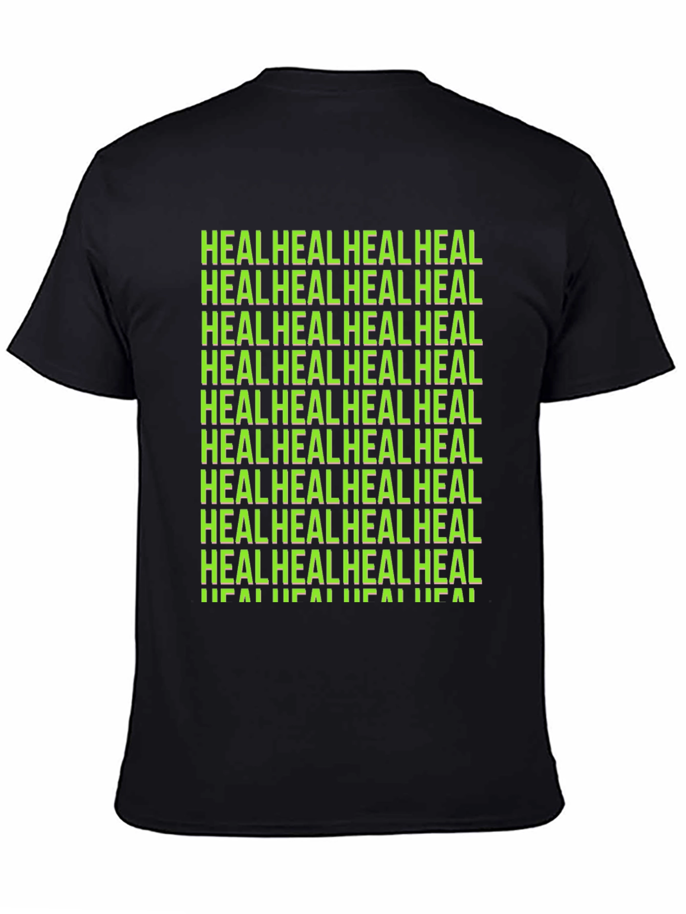 Heal Graphic Tee - Black Unisex T-Shirt