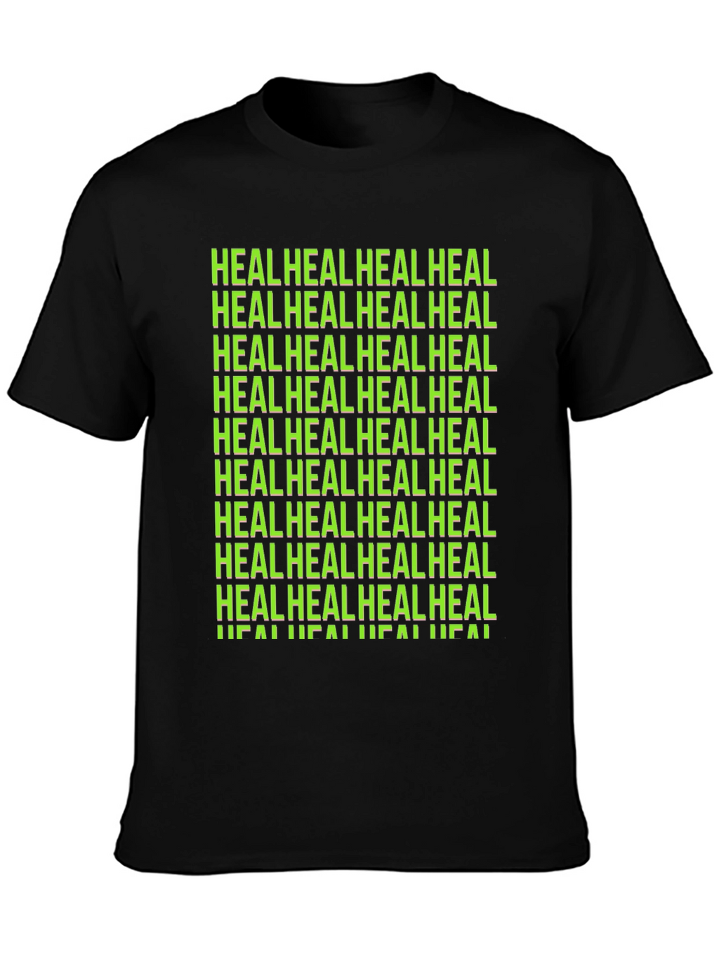 Heal Graphic Tee - Black Unisex T-Shirt