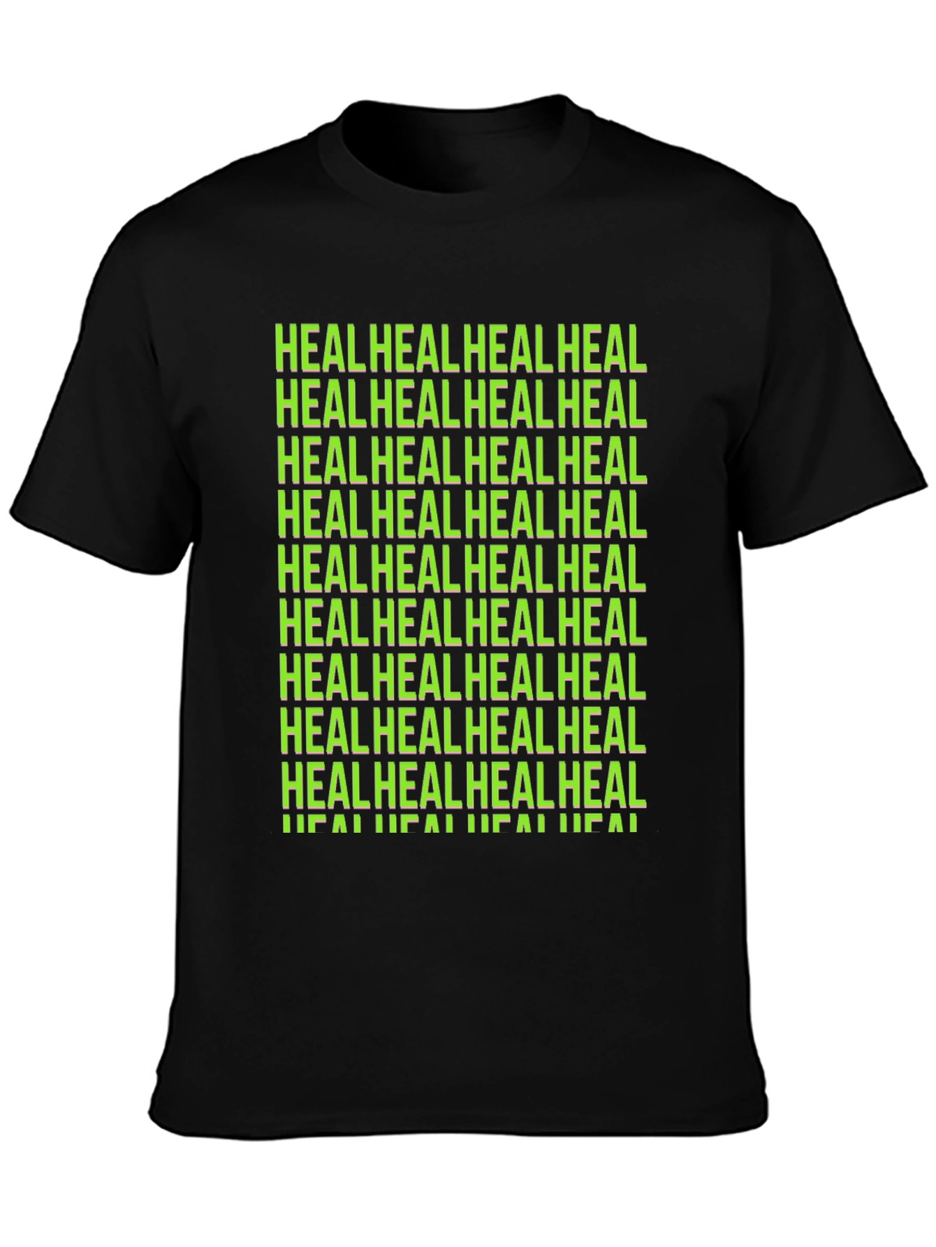 Heal Graphic Tee - Black Unisex T-Shirt