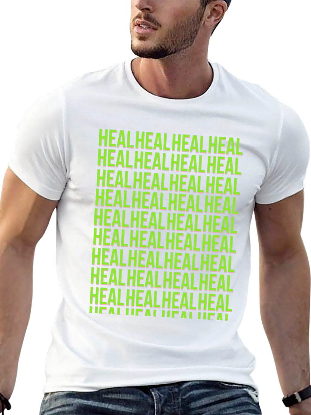 Heal Graphic Tee - Black Unisex T-Shirt