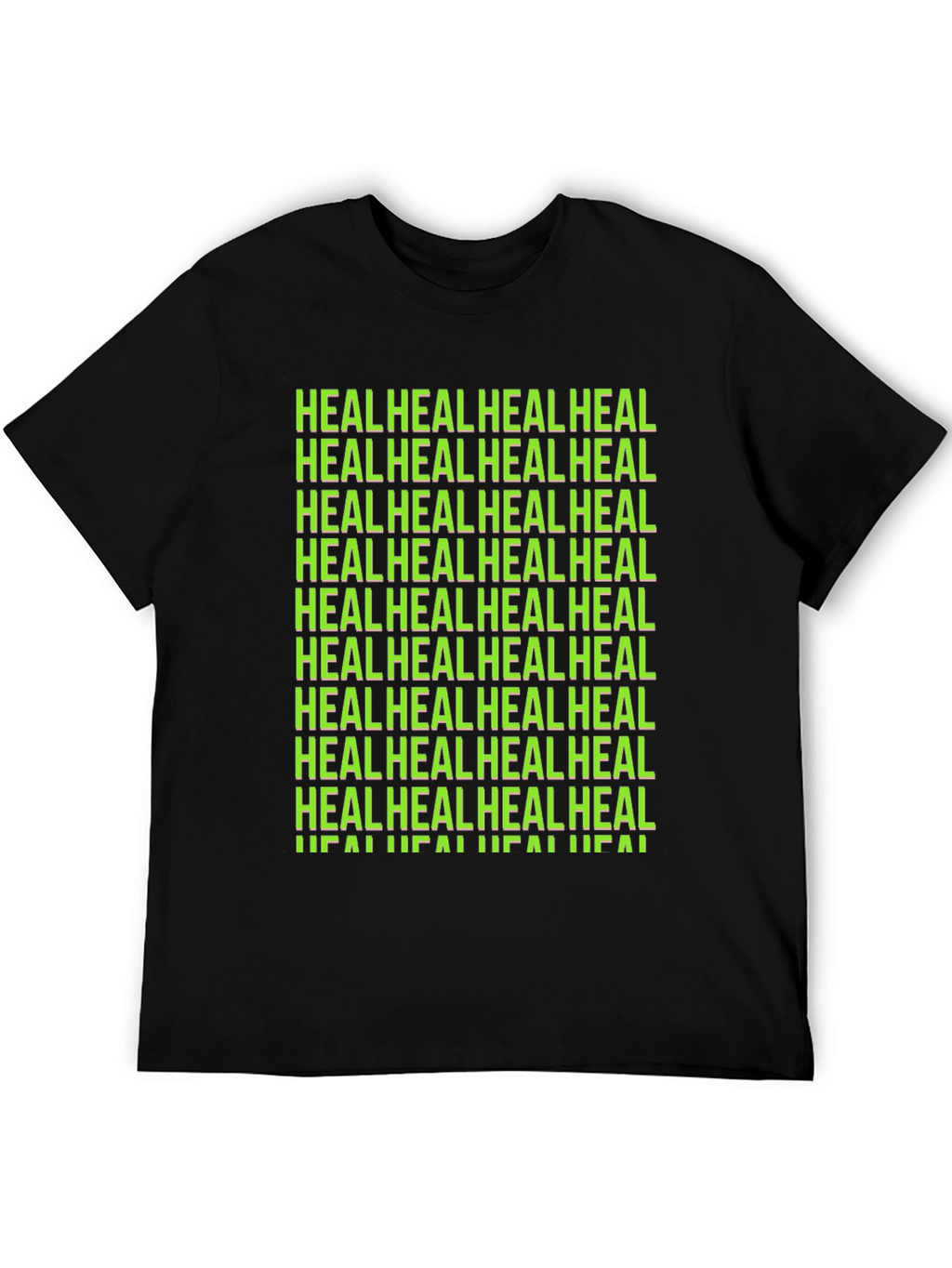 Heal Graphic Tee - Black Unisex T-Shirt