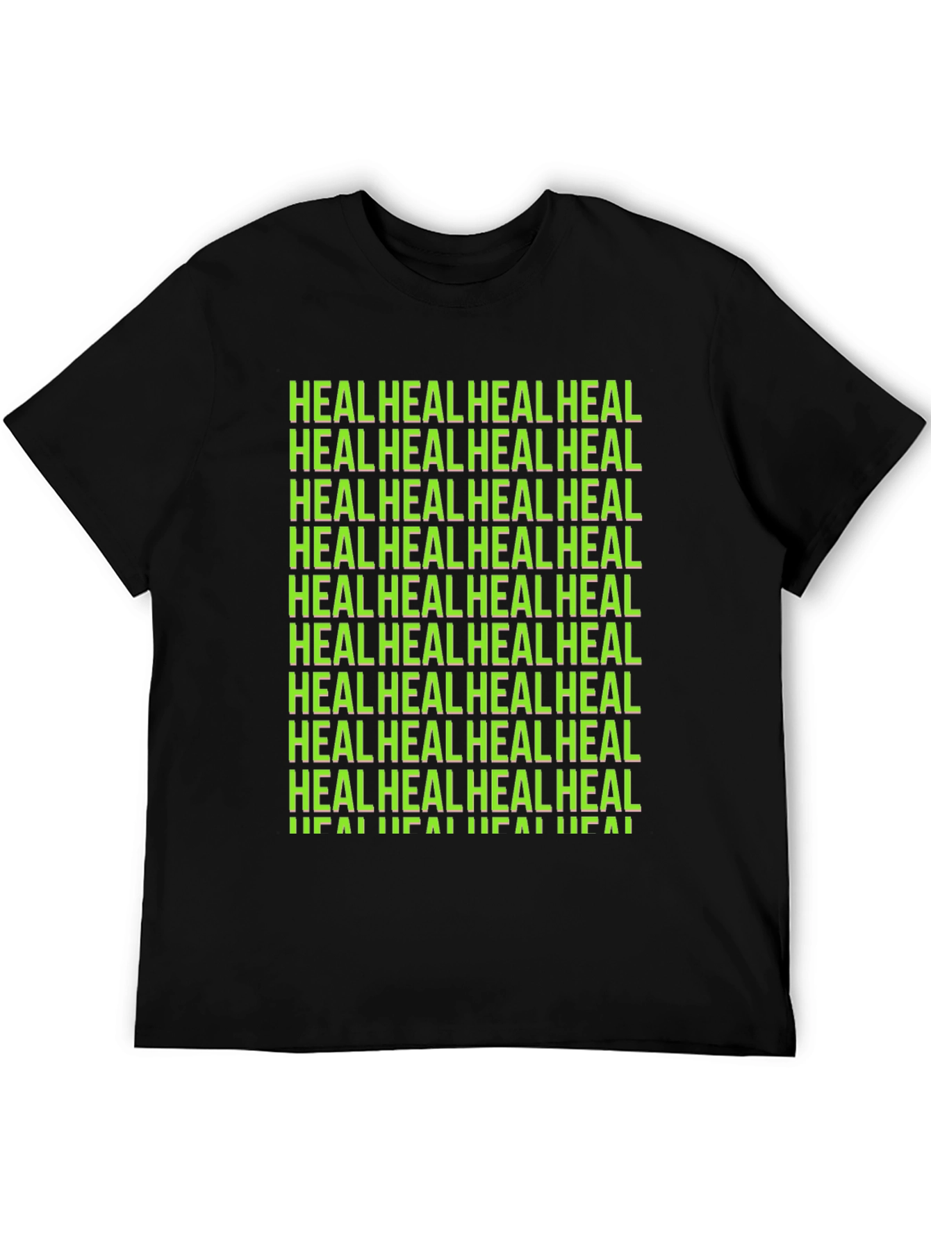 Heal Graphic Tee - Black Unisex T-Shirt