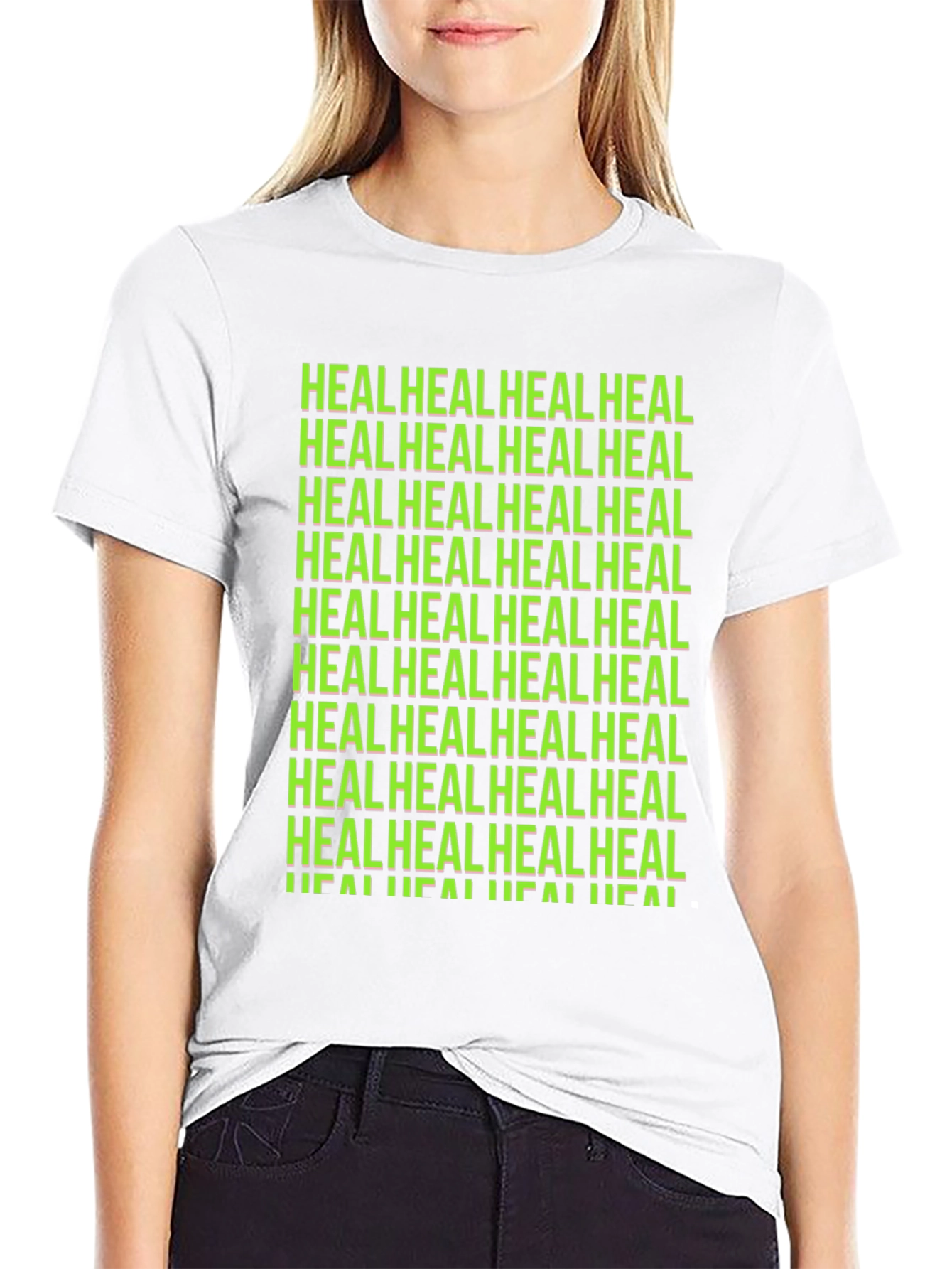 Heal Graphic Tee - Black Unisex T-Shirt
