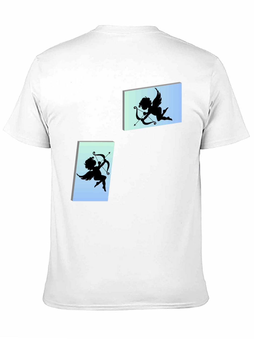 Cupid Graphic Tee - Black Cotton T-Shirt