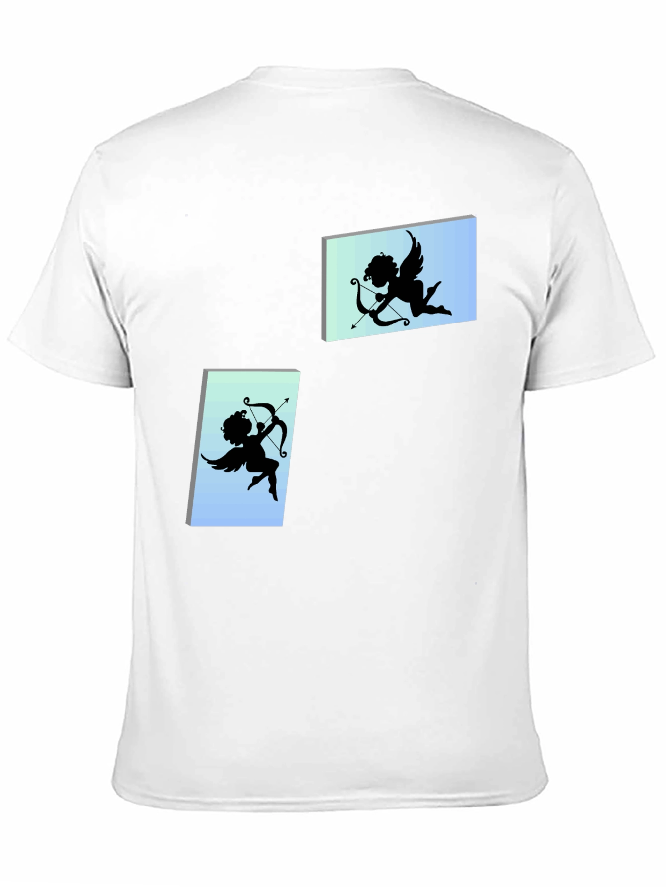 Cupid Graphic Tee - Black Cotton T-Shirt