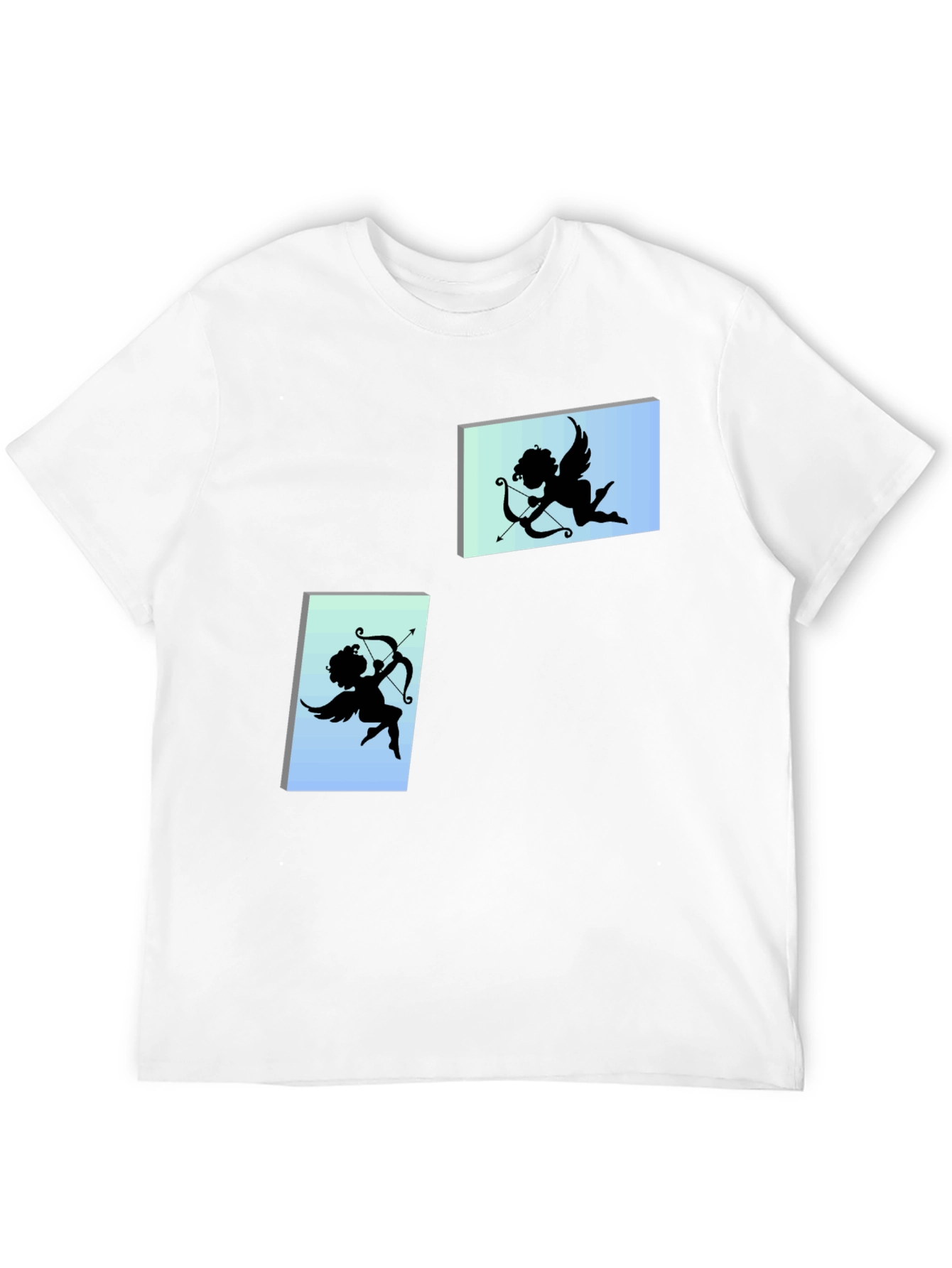 Cupid Graphic Tee - Black Cotton T-Shirt