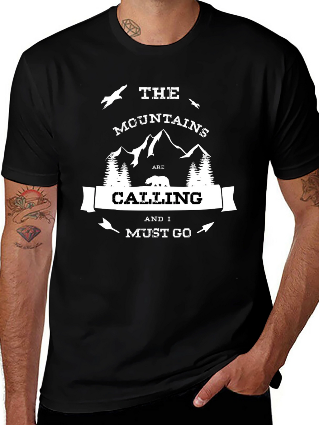 Mountains are Calling Graphic Tee - Adventure Ready!