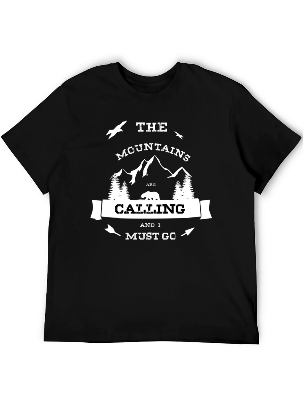 Mountains are Calling Graphic Tee - Adventure Ready!