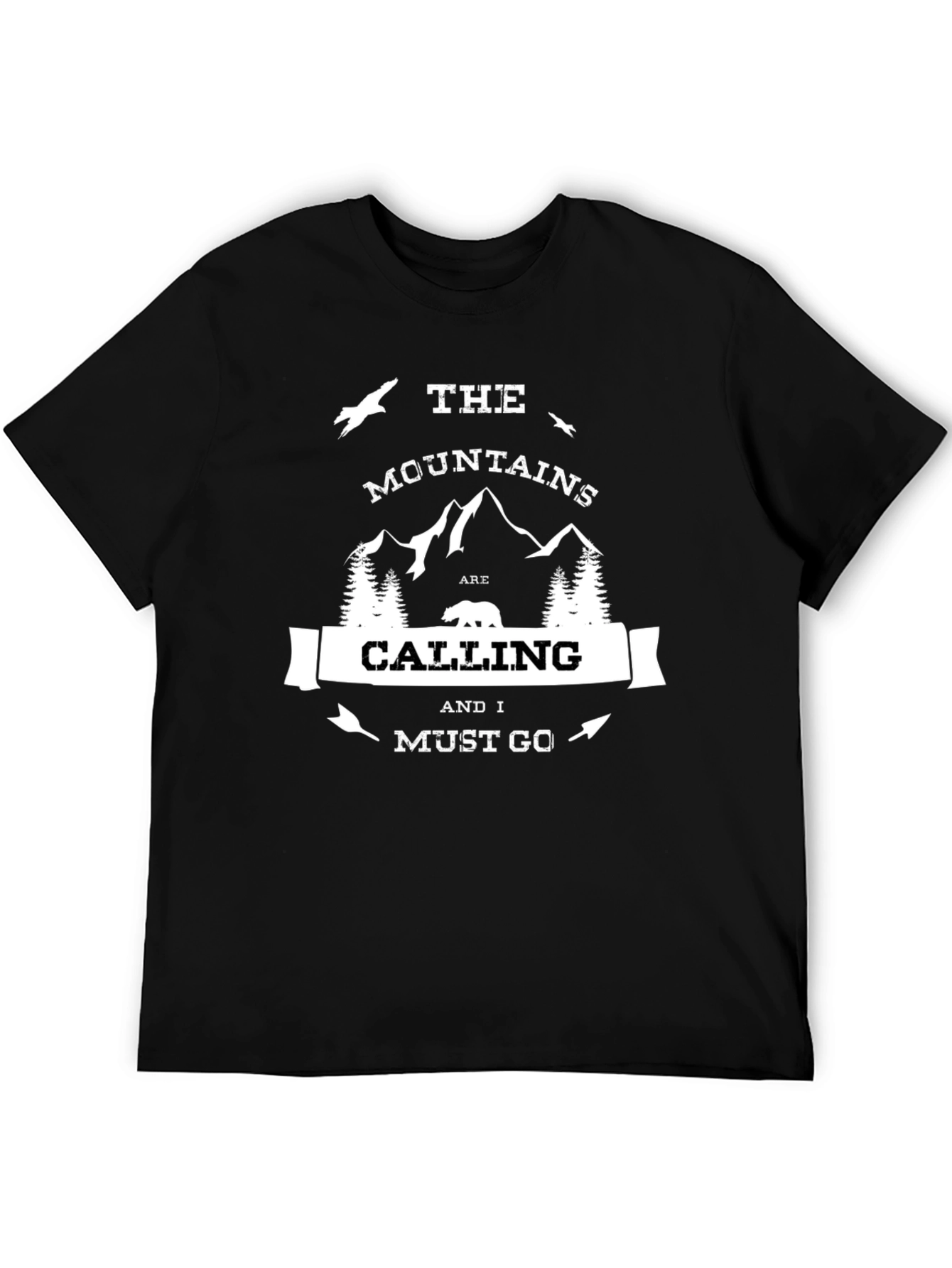Mountains are Calling Graphic Tee - Adventure Ready!