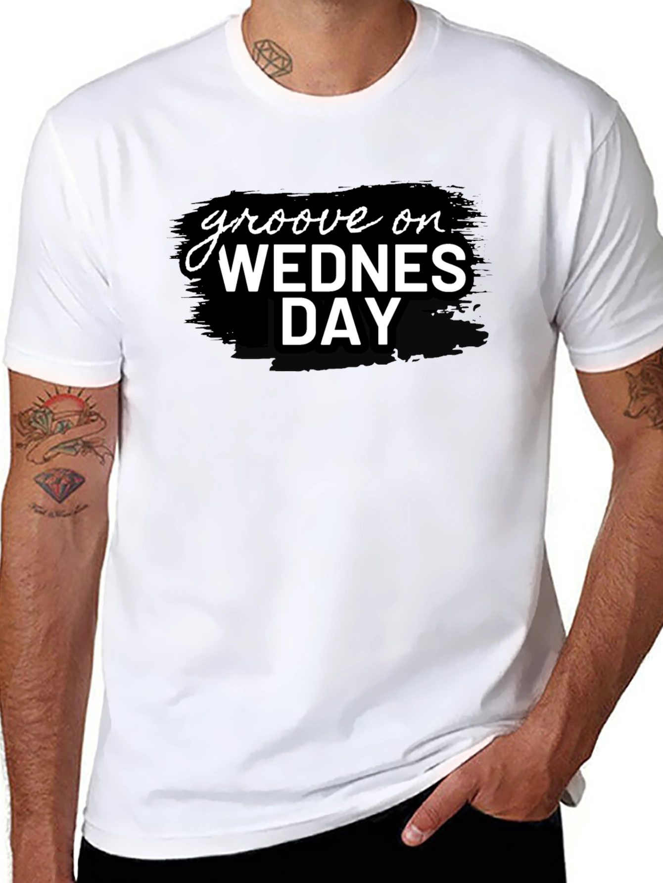 Groove On Wednesday Black T-Shirt