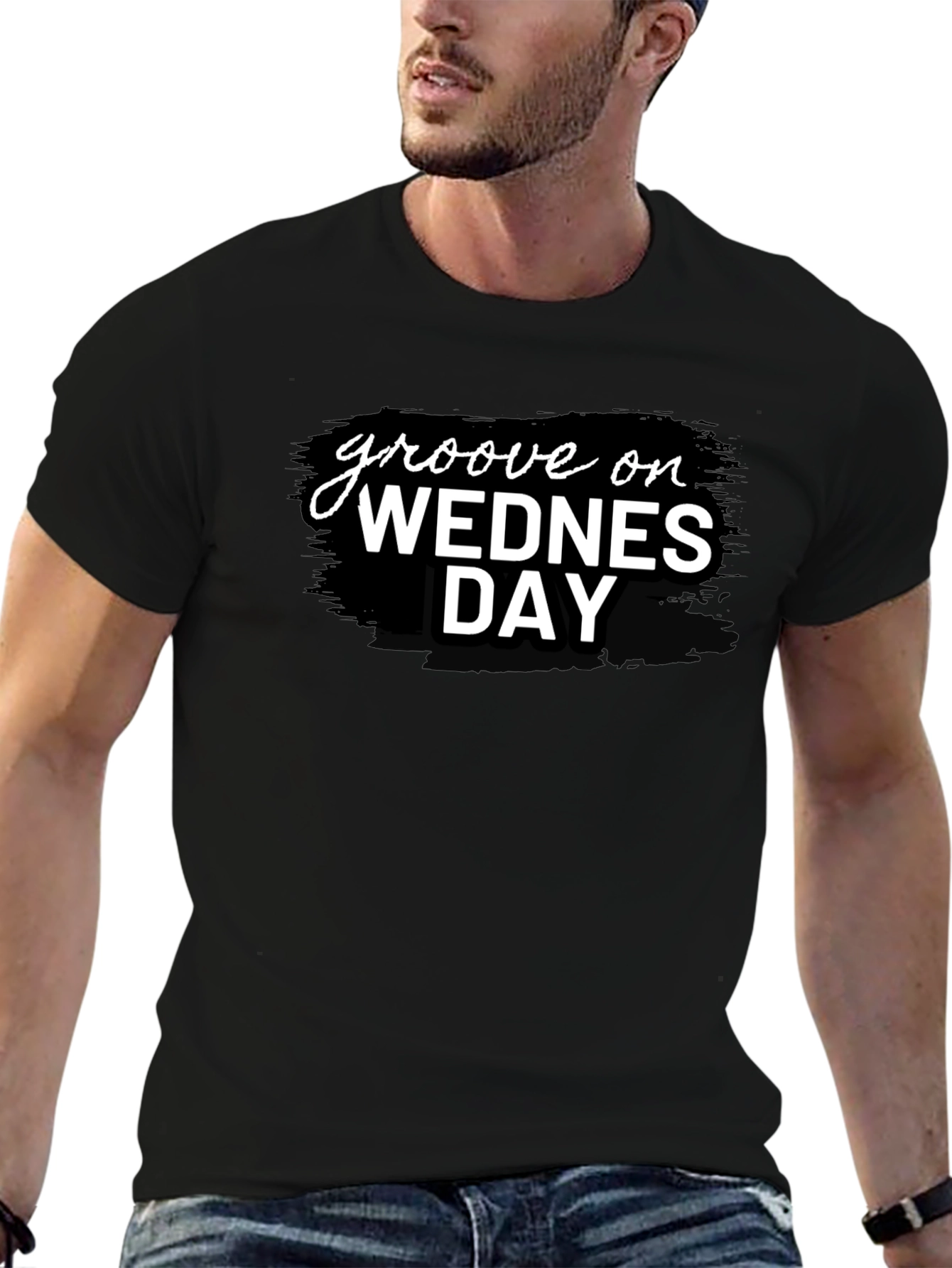 Groove On Wednesday Black T-Shirt