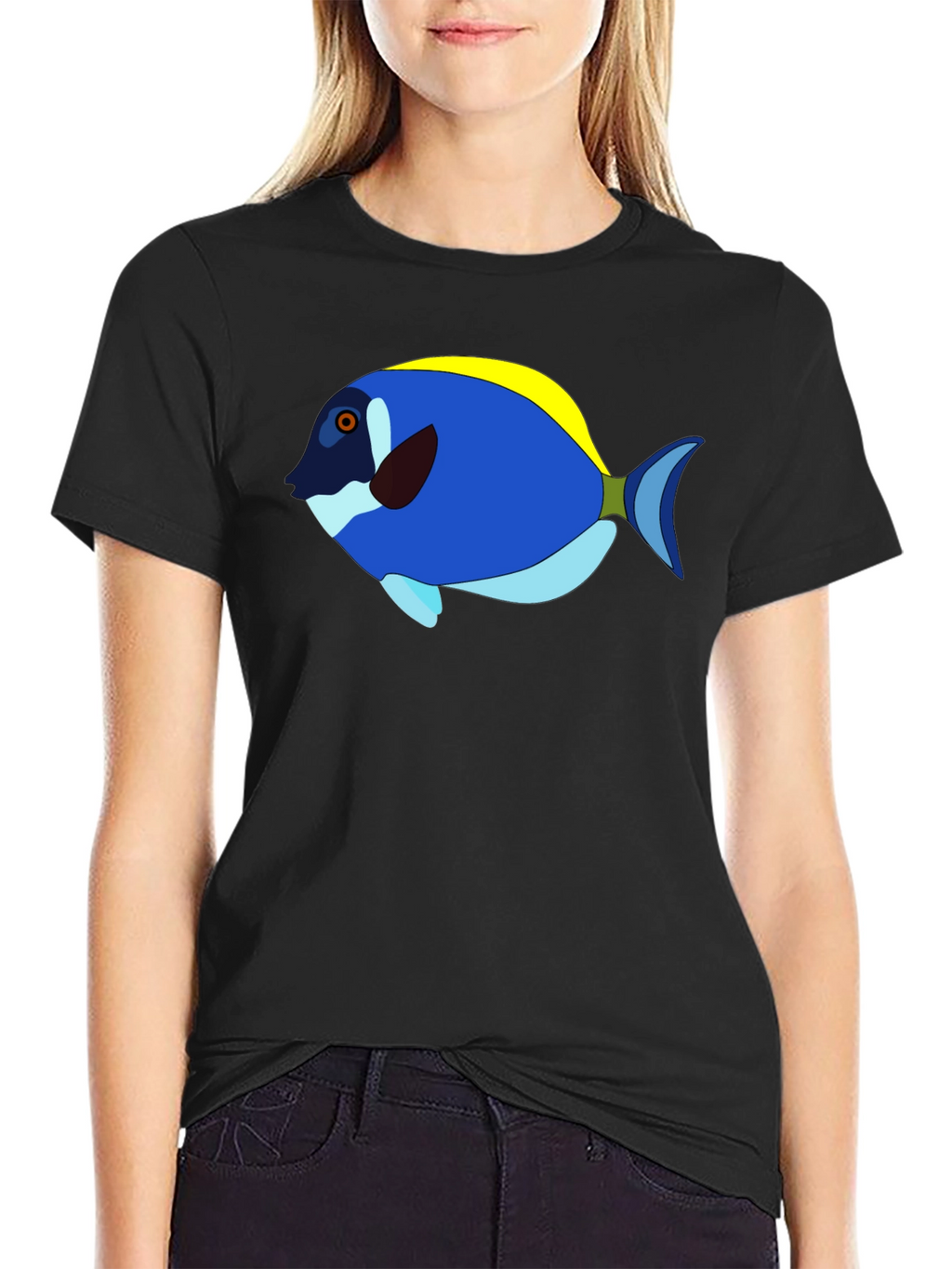 Blue Tang Graphic Tee - Tropical Fish T-Shirt