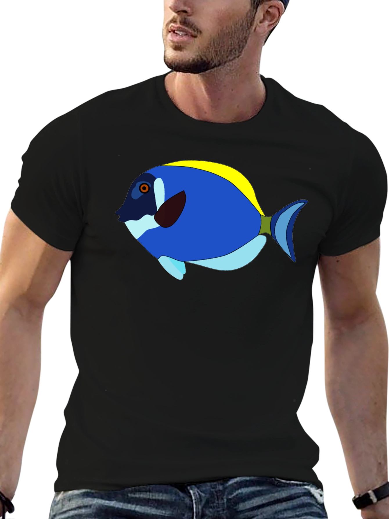 Blue Tang Graphic Tee - Tropical Fish T-Shirt