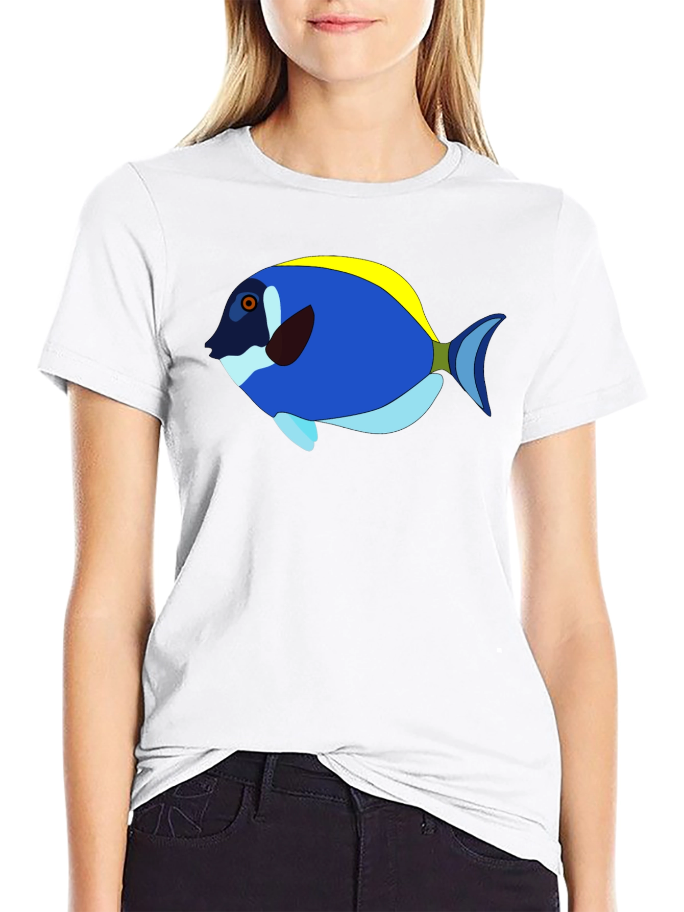 Blue Tang Graphic Tee - Tropical Fish T-Shirt