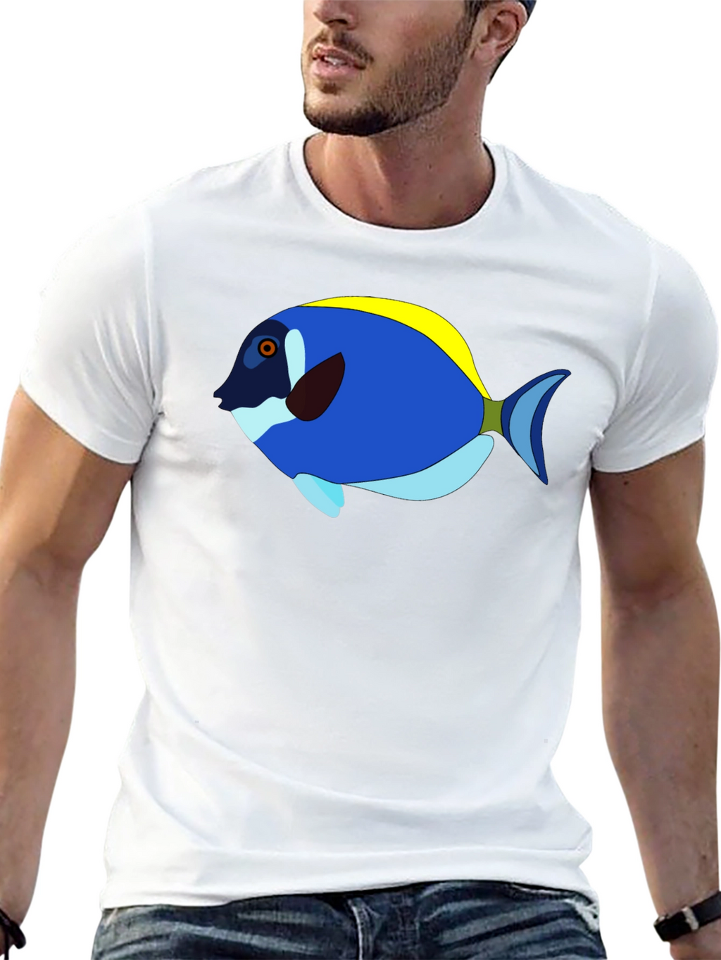 Blue Tang Graphic Tee - Tropical Fish T-Shirt