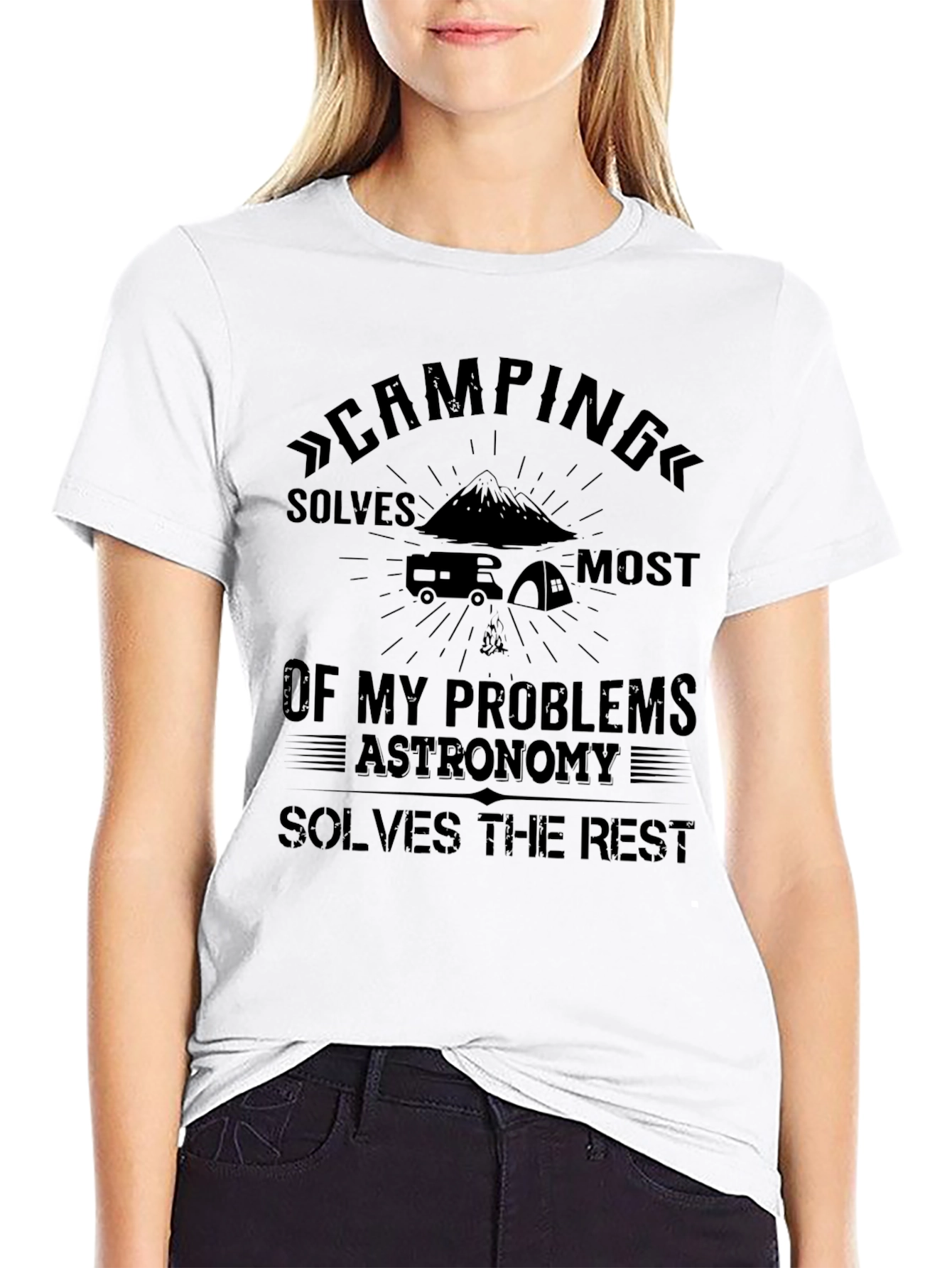Camping and Astronomy T-Shirt