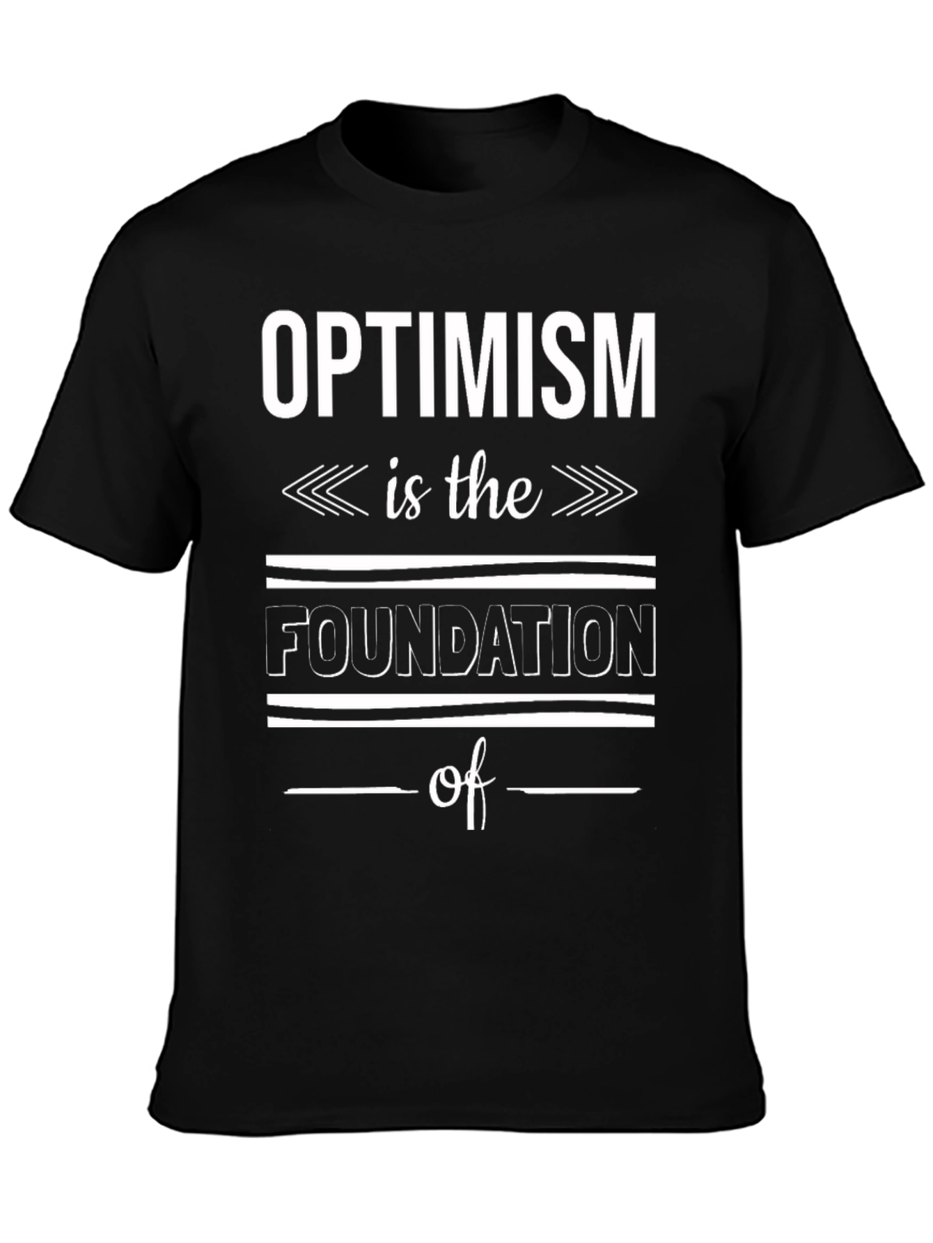 Optimism Foundation Black Graphic T-Shirt