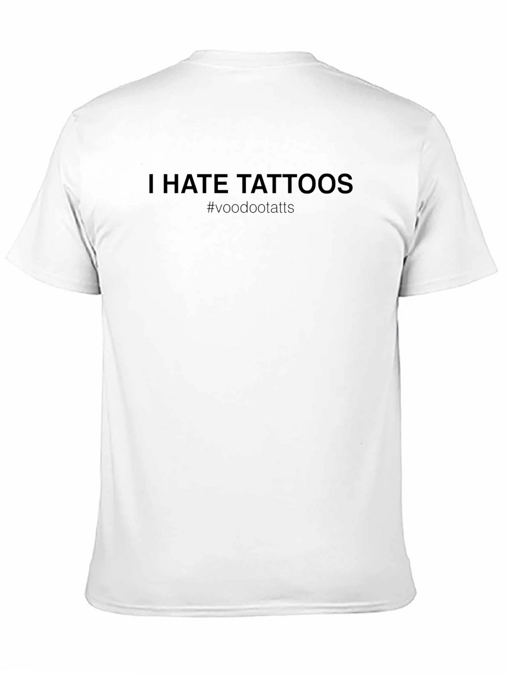 I Hate Tattoos Funny Sarcastic Graphic Tee