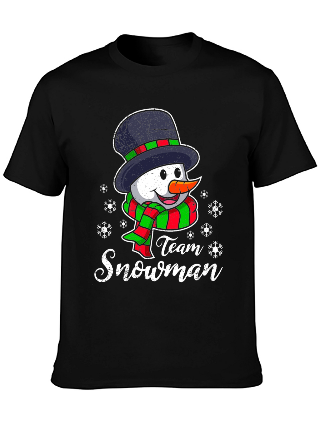 Team Snowman Graphic Tee - Holiday Fun!